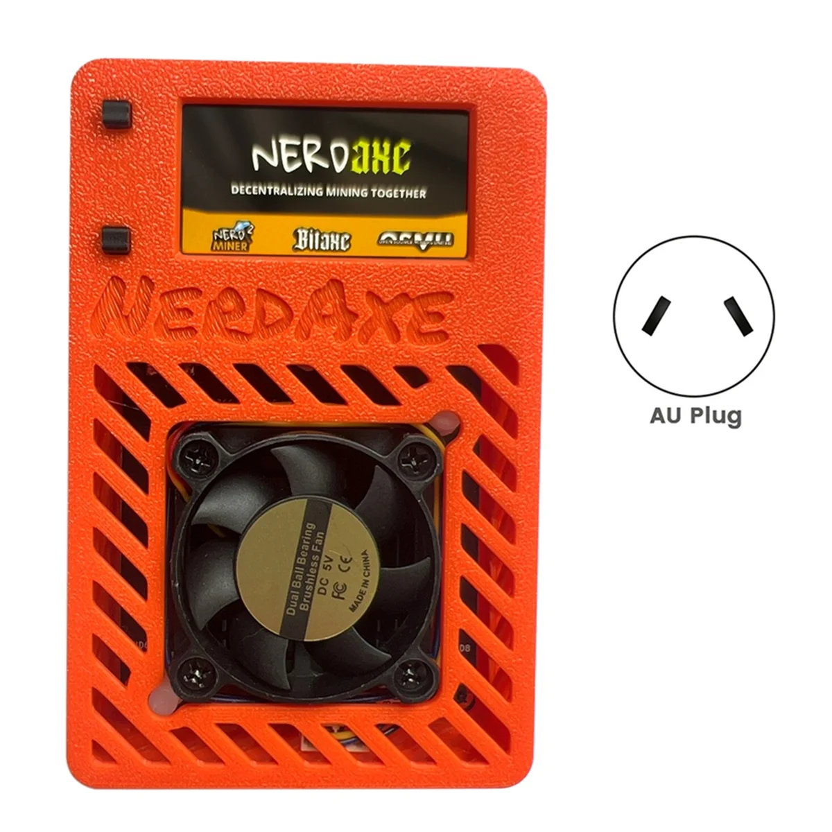 NerdAxe Miner Nerdminer 500Gh/S S19XP BM1366 ASIC Bitaxe Bitcoin Mini Miner with 1.9 Inch Display AU Plug