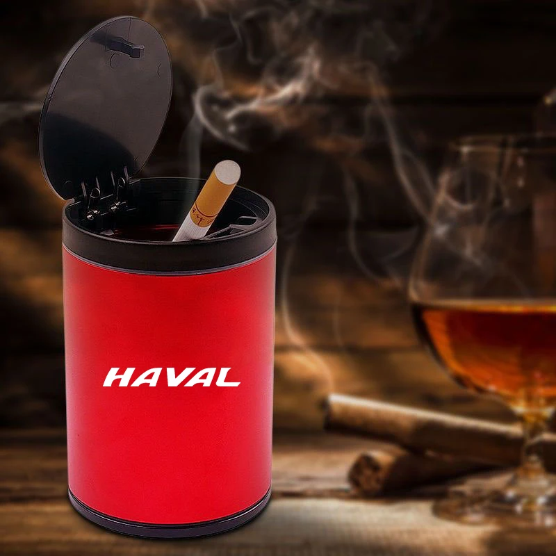 

Car Ashtray Garbage Coin Storage Cup Container For Haval H1 H2 H3 H6 H7 H9 M6 F7X Jolion Great Wall Accessories Cigar Ash Tray