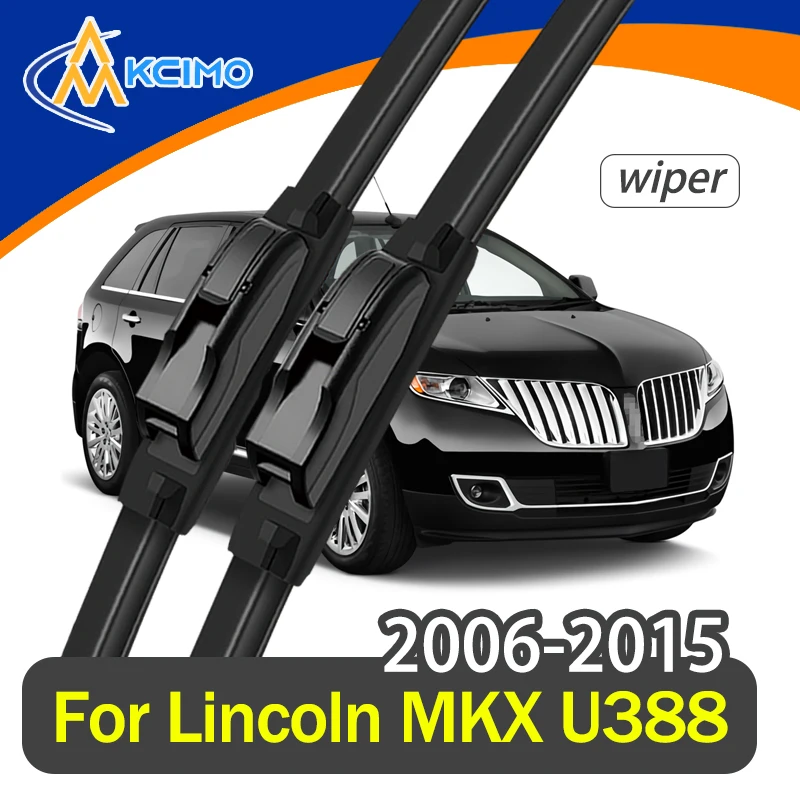 

For Lincoln MKX U388 2006-2015 Wiper Front Wiper Blades 2pcs HD Quiet Durable Automotive Wiper Windshield Windscreen Accessories