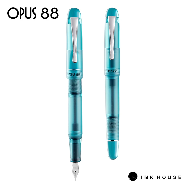 OPUS 88 PICNIC DEMO Eye Dropper Fountain Pen Limited Edition Beginners Transparent Demo Pen with Smooth JOWO Nib Ideal Gift