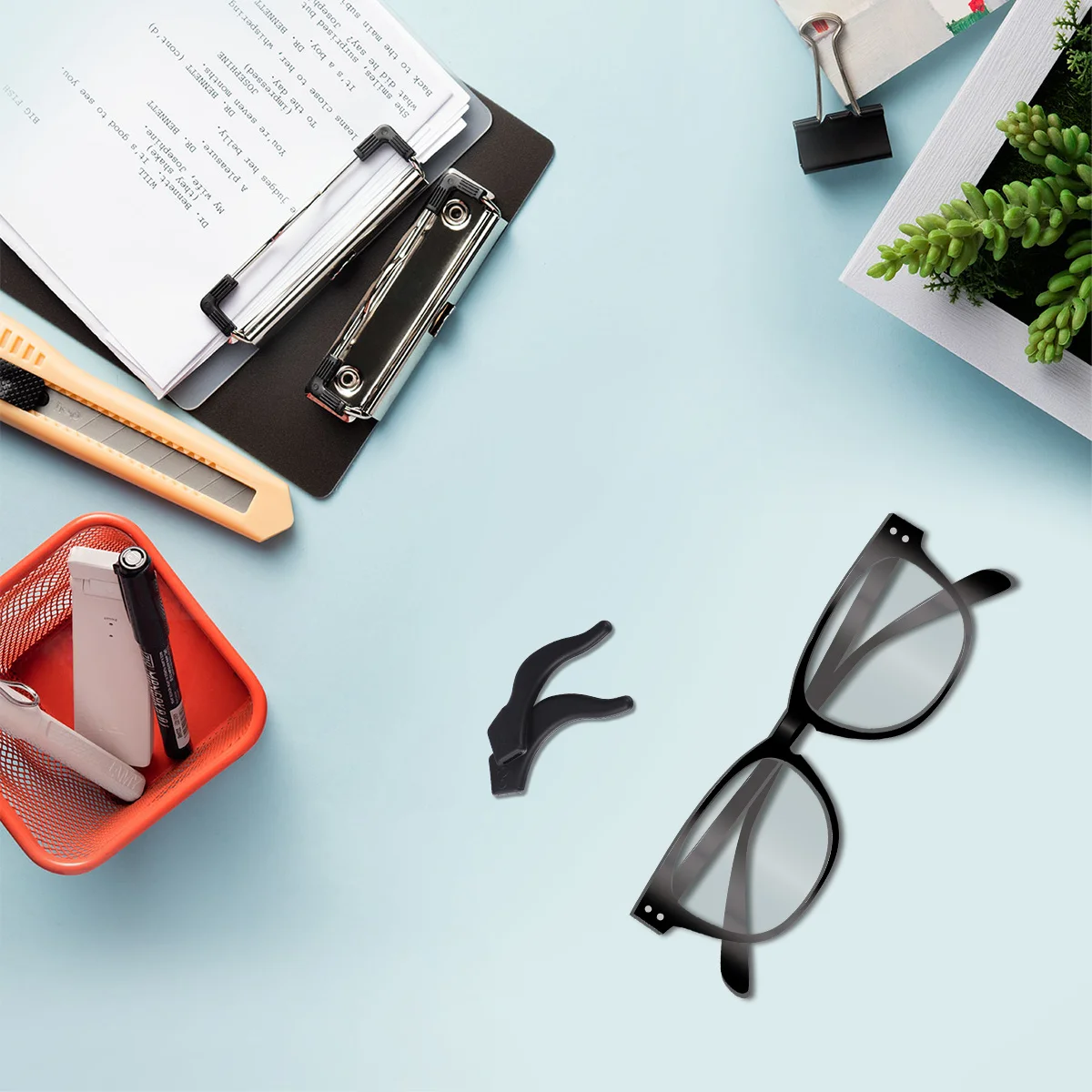 

10Pairs Glasses Leg Set Silicone Anti-Slip Cover Non-Skid Ear Hook Comfortable for Eyewear Sunglasses Set Glasses Non-Slip Cover