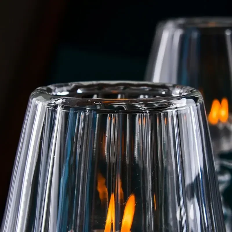 Стеклянная чайная свеча, декоративная подставка для лампы, бытовой настольный декоративный подсвечник, свеча на столбе, свадебное моделирование