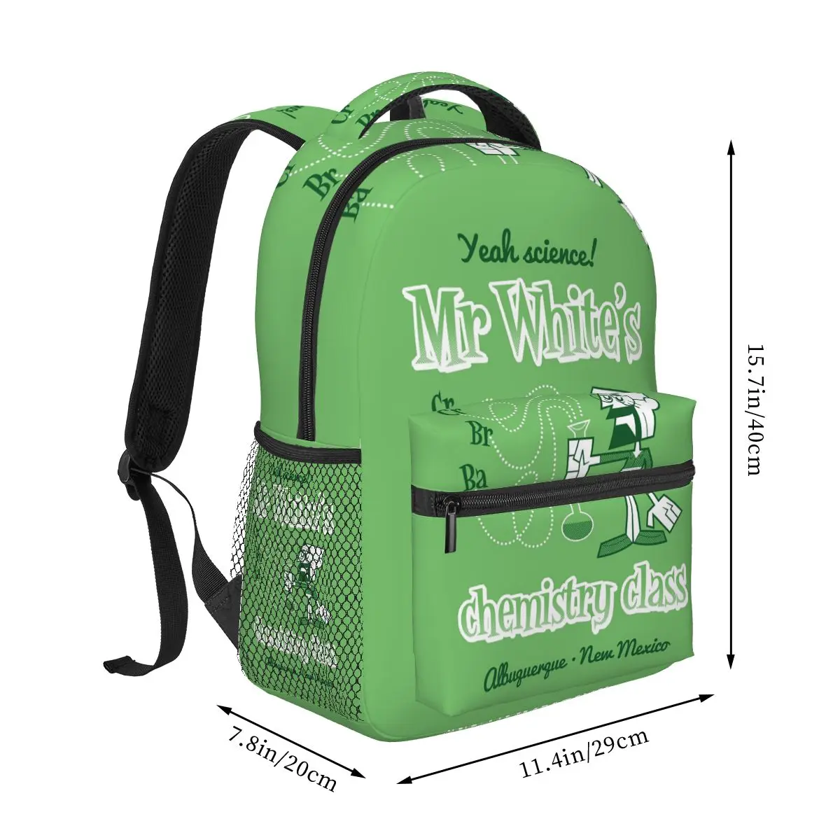 Tv Heisenberg Breaking Bad Backpack Student Boys Girls BookBag Children School Bag Laptop Shoulder Bags for Men Women