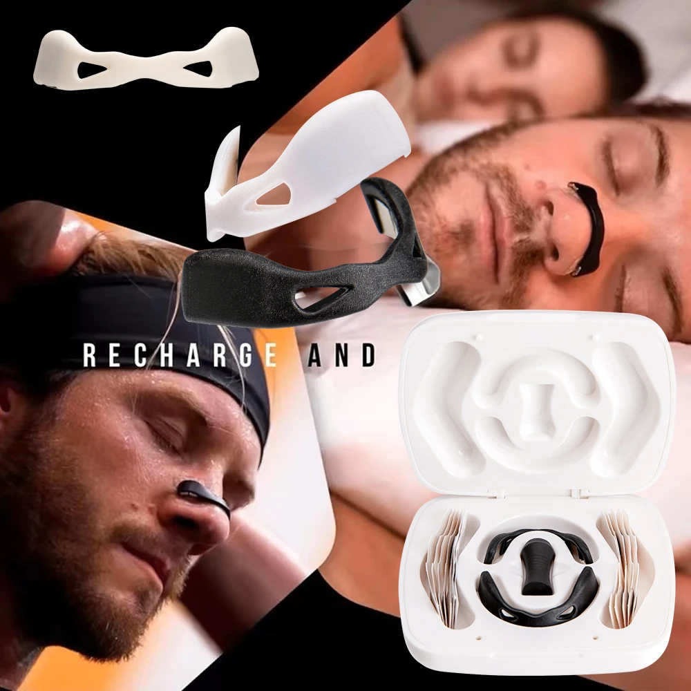 磁気鼻呼吸拡張器キット鼻拡張器ブースト酸素摂取呼吸リフィルノーズクリップ鼻ストリップいびきを軽減