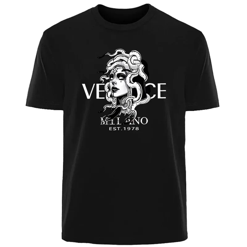 

2026 Весенне-летняя футболка с круглым вырезом и рукавами, модный повседневный топ с принтом, хлопковая толстовка с круглым вырезом в аргаганском стиле