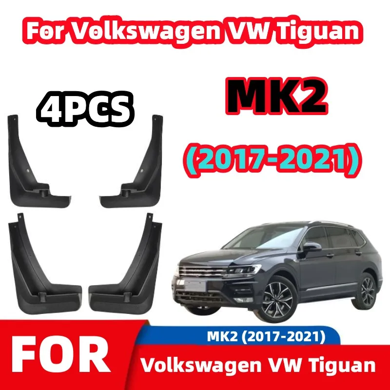Schmutzfänger für Volkswagen VW Tiguan Allspace 2018-2023 Hybrid PHEV GTE Spritzschutz Kotflügel Auto-Außenzubehör