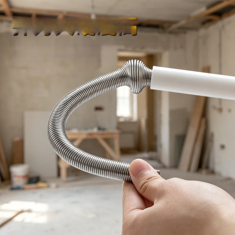 Stainless Steel Spring Wire Threading Tool For Electrical Conduit Installation Electrical Wiring Applications