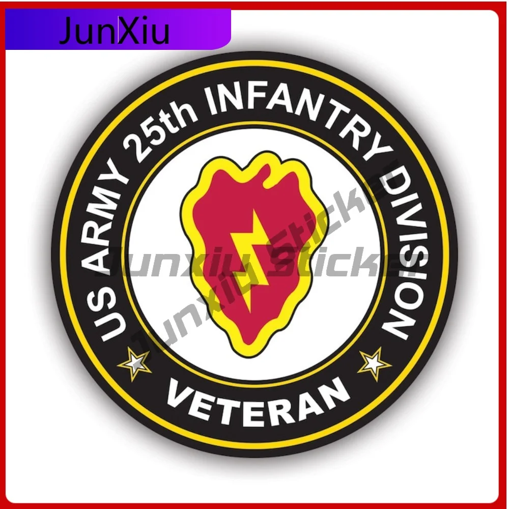 

25th Infantry Division Veteran Sticker Uv Protected Decalstropic Lightning Hawaii Vet Veterans Car Sticker Vinyl Decal