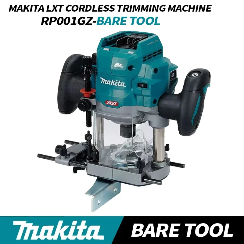 MAKITA RP001G Wood Router 40V Max Cordless Rechargeable Polishing Machine High Power Carpentry Specific Trimming Machine RP001GZ