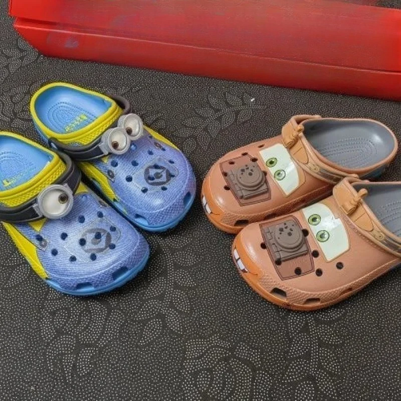 Nuova tendenza sportiva e casual, Car Adventure Minions, scarpe da spiaggia e pantofole casual traspiranti