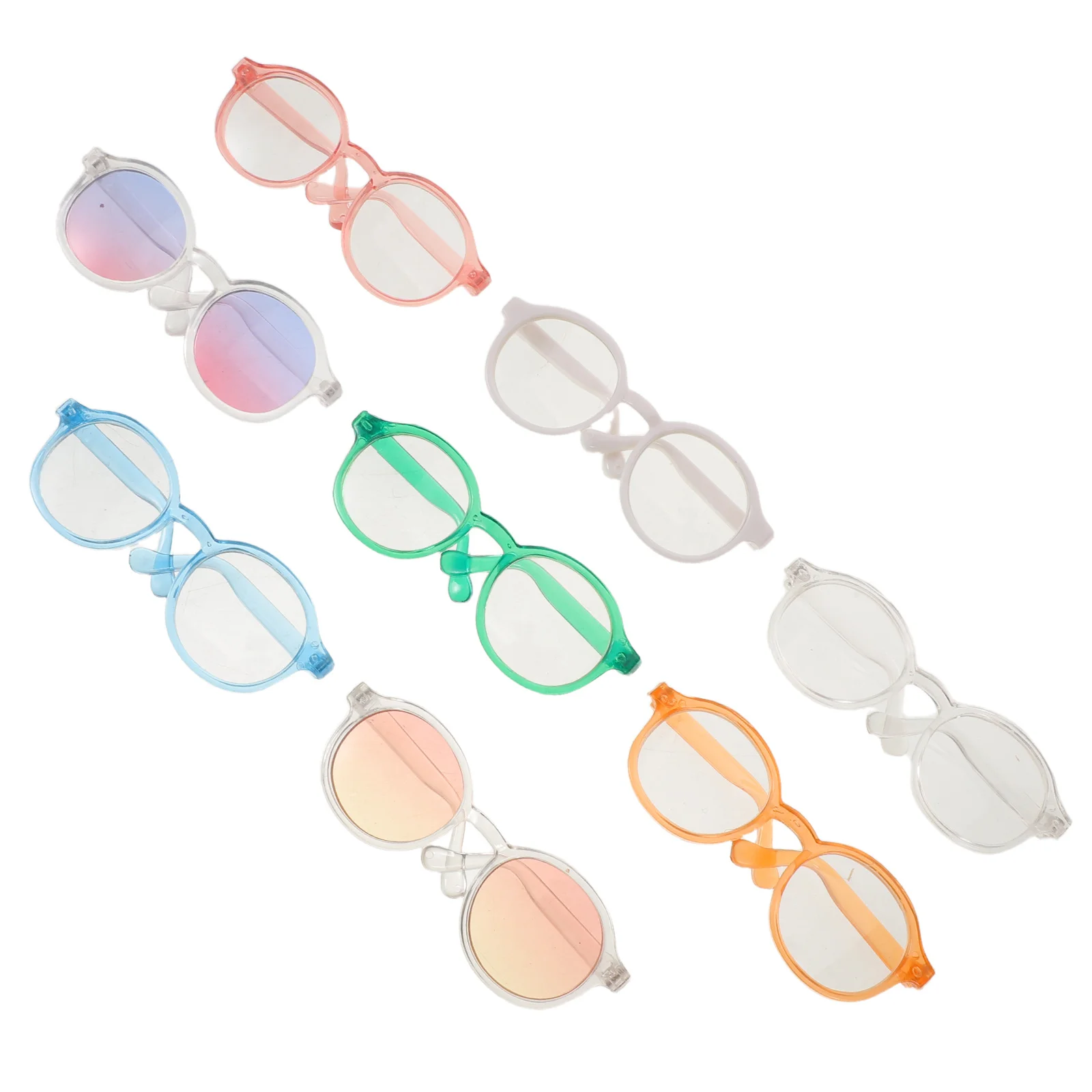 

8Pcs Pet Sunglasses Small Dog Glasses Retro Cute Design for Cats Puppy Eyewear Photo Props Costume Accessories