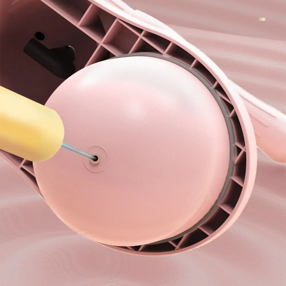 Panda dos desenhos animados saltando bola brinquedos bola dupla anti-deslizamento bola saltitante durável com alça elástica equilíbrio bola brinquedos crescer mais alto