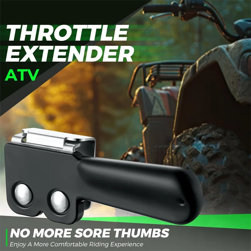 Gashebelverlängerung, Daumengashebel-Master für ATV, 2-teilige Klemme für einfache Installation, bietet zuverlässige und komfortable Steuerung