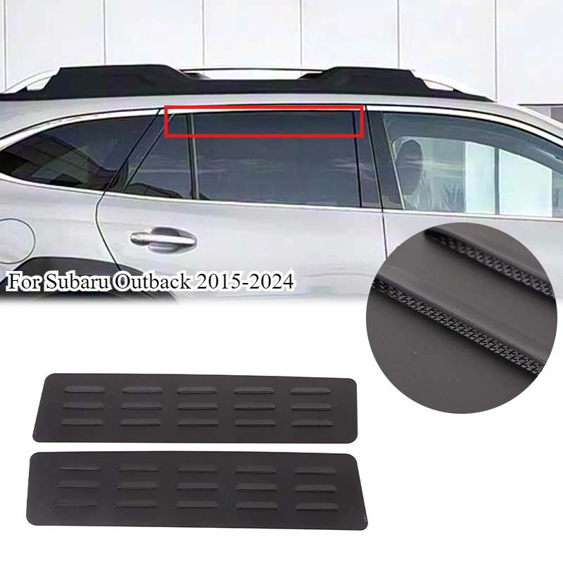 

For Subaru Outback 2015-2024 Aluminum Alloy Decorate Rear Window Air Vents Ventilation Grille Vent Louver Panel car Accessories
