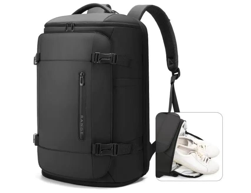 بانج 40L حقيبة السفر مع حجرة الأحذية سعة كبيرة حقيبة عطلة نهاية الأسبوع Daypack يناسب 17.3 بوصة حقيبة الكمبيوتر المحمول المحمولة على الأمتعة