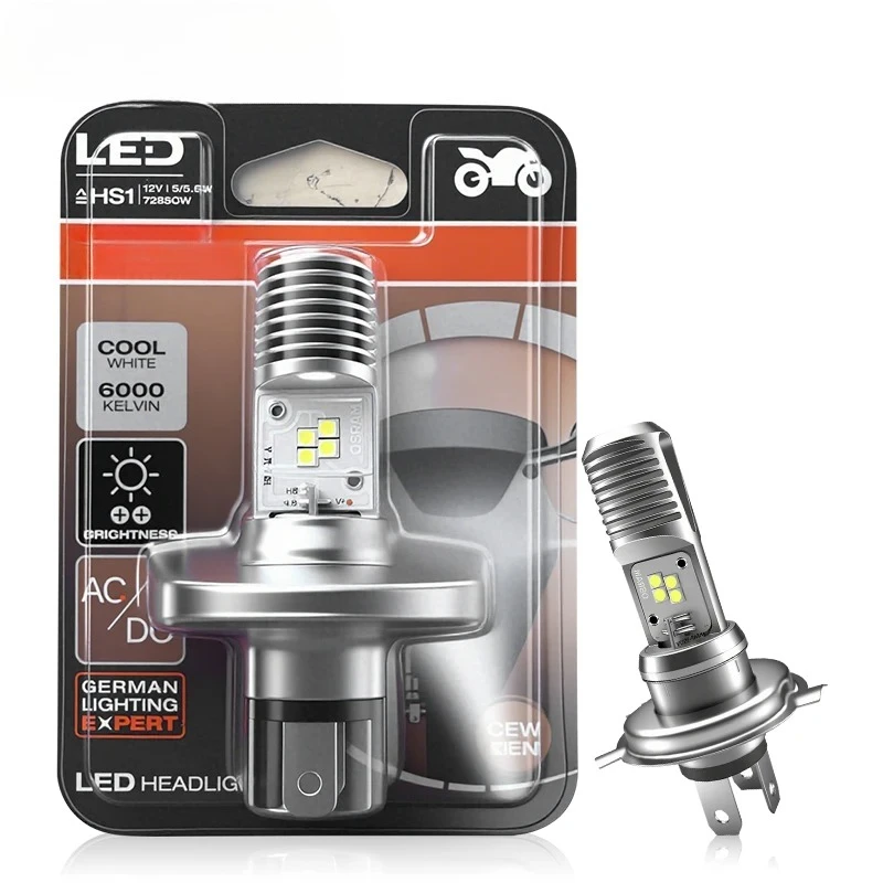 

Motorcycle H4 LED Headlight Bulb DC AC 12V Universal Original T19/H4 BA20D PX15D 3030 24SMDHigh/low Beam Car Lamps 6000K White