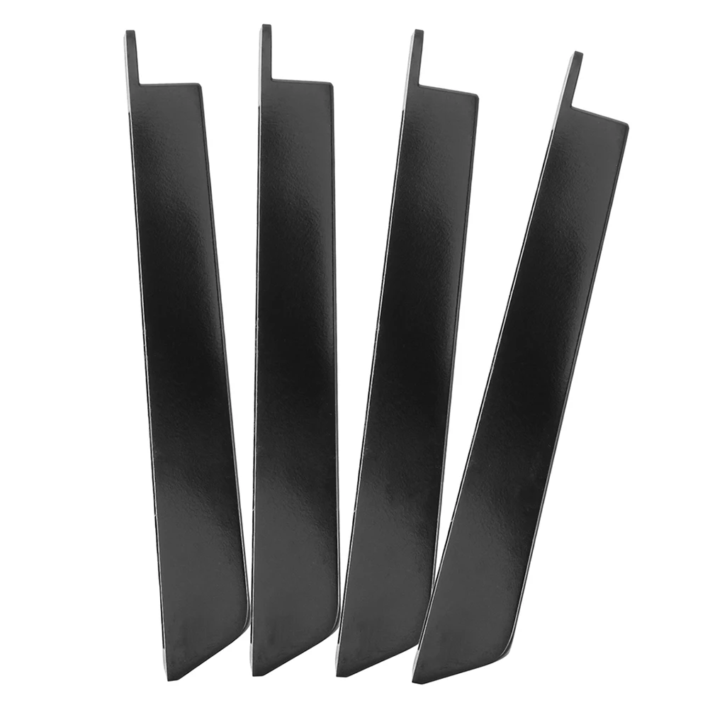 

4 Pcs Piano Black Key Accessories Tops Keytops Keys Flats Universal Keyboard Parts