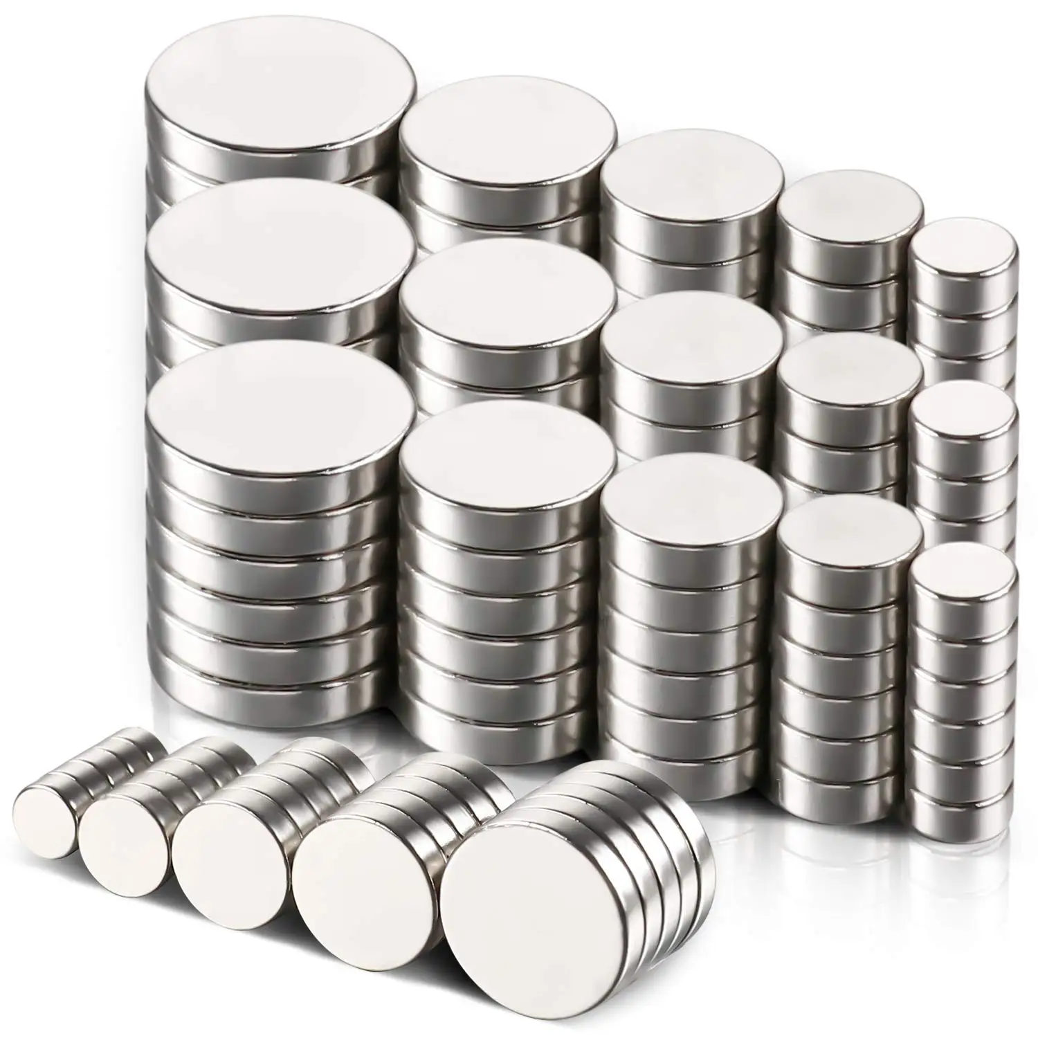 5/10/20/50/100/200/500/1000 Pcs Strong Round Magnets  for Crafts Refrigerator Cylinder Fridge Office Whiteboard