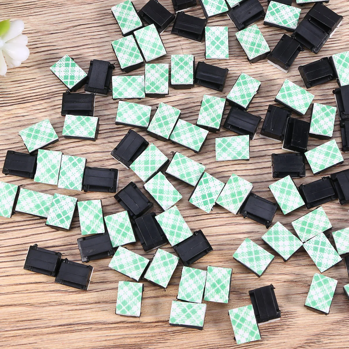 

100 Pcs Wire Clips Strong Seat Clamp Cable Self-adhesive Holder Clamps