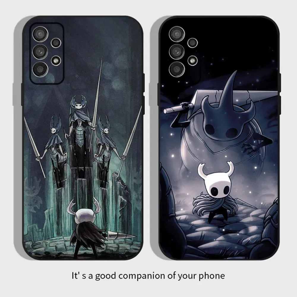 Game H-Hollow K-Knight Phone Case For Samsung Galaxy A13,A21s,A22,A31,A32,A52,A53,A71,A80,A91 Soft Black Cover