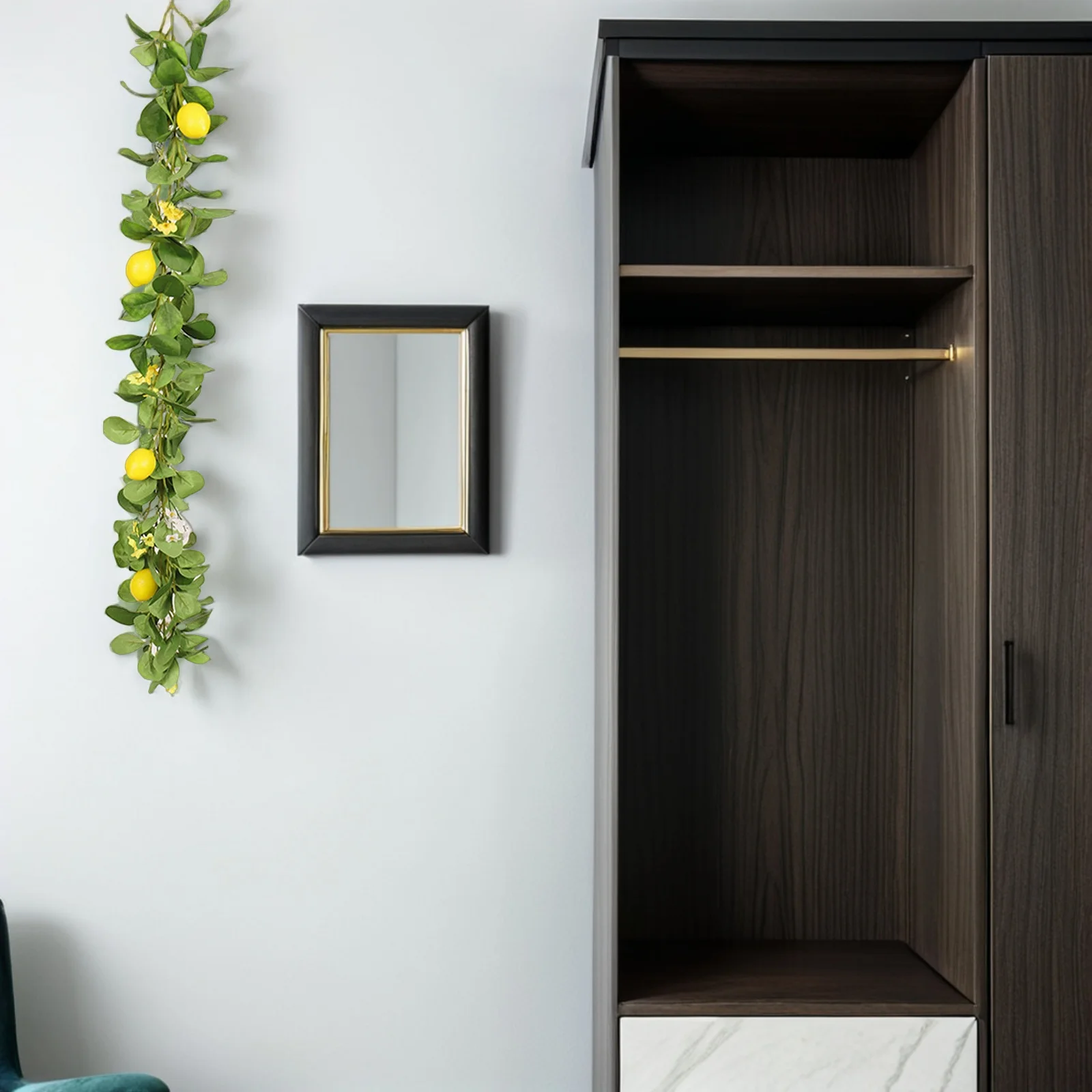 

Artificial Lemon Garland Yellow Hanging Rattan Decor For Home Wedding Party Outdoor Indoor Summer Decoration Simulation Fruit