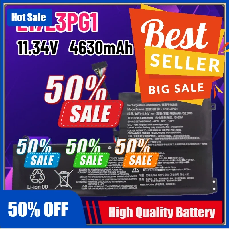 

New L17L3PG1 Laptop Battery Replacement For Lenovo Legion Y530-15ICH Y540 Y545-PG0 Y740-15IRH Y740-15ICHG Legion L17C3PG1 L17M3