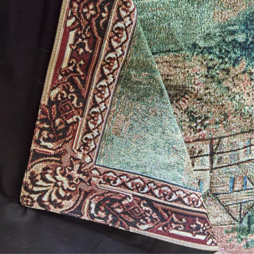 Fanreey Exquisite Belgium Tapestry Pastoral Scenery Hometown Bridge 88X138cm, GT-GXQ0016