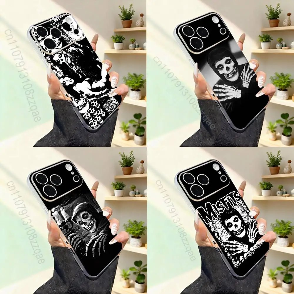 

Skull M-Misfits Rock Cool For iPhone 11,12,13,14,15,16,17,Pro,Max,Plus,Mini,SE4,E Phone Case With Magsafe Wireless
