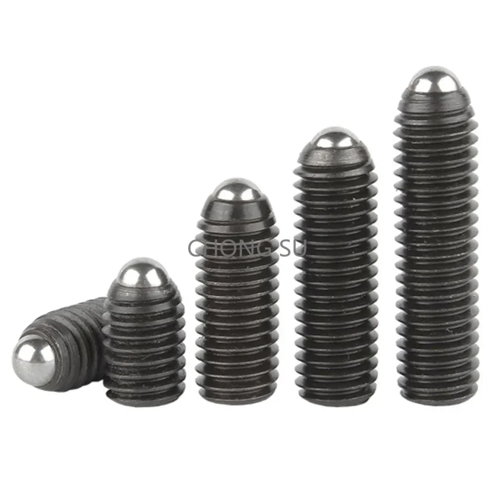 1/2/5 pezzi M2.5 M3 M4 M5 M6 M8-M12 Grado 12.9 Acciaio al carbonio 304 acciaio inossidabile Esagono incassato Molla a sfera Stantuffo Grub Point Set Vite