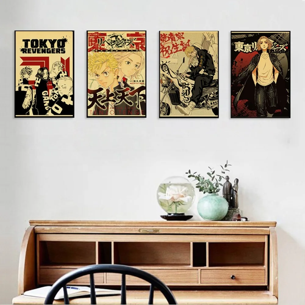 Anime T-Tokyo R-Revenger Poster High Quality Wall Art for Home Office Bedroom Living Room Hallway Bar Perfect Gift Idea