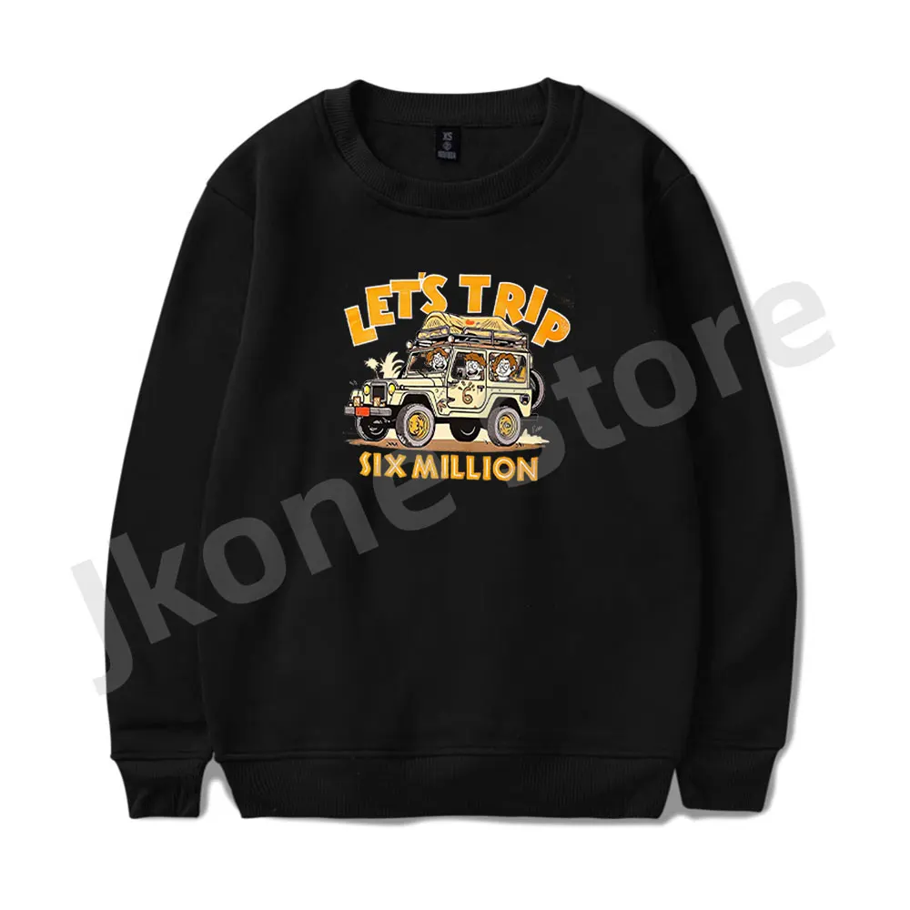 

Sturniolo Triplets Let's Trip 6M Safari Merch Crewneck Sweatshirts Women Men Fashion Funny Casual Long Sleeve