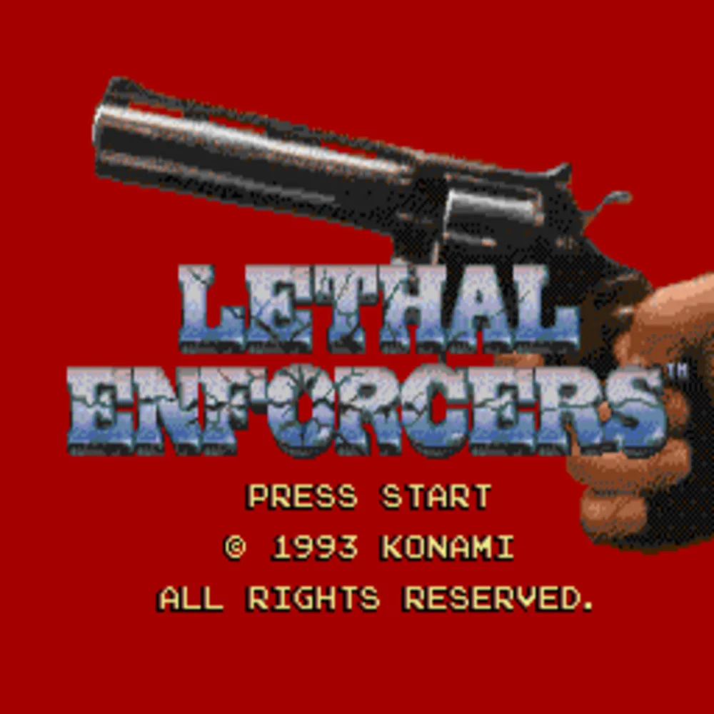 Lethal Enforcers 16bit MD Game Card For Sega Mega Drive For Genesis