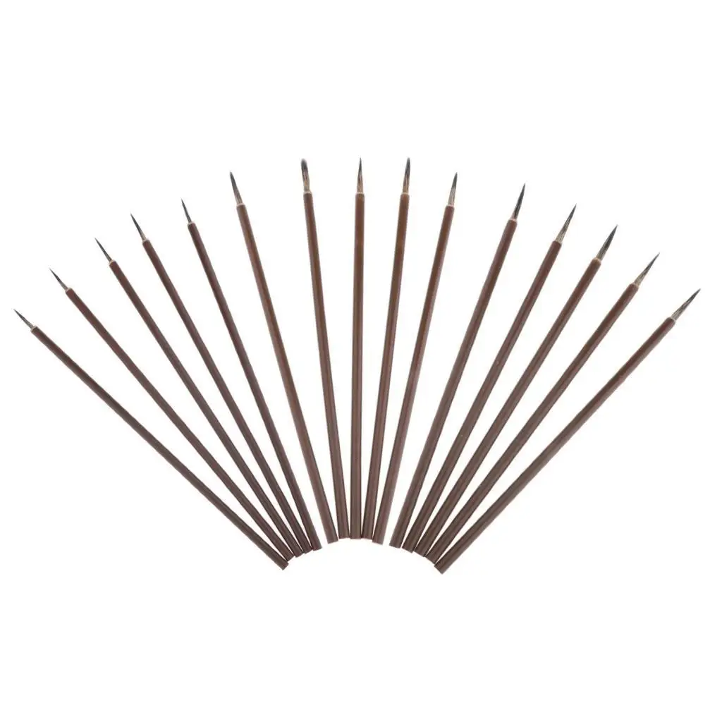 5Water Hair Paint Brushes Script Liner Spotter for Paintng Stationery