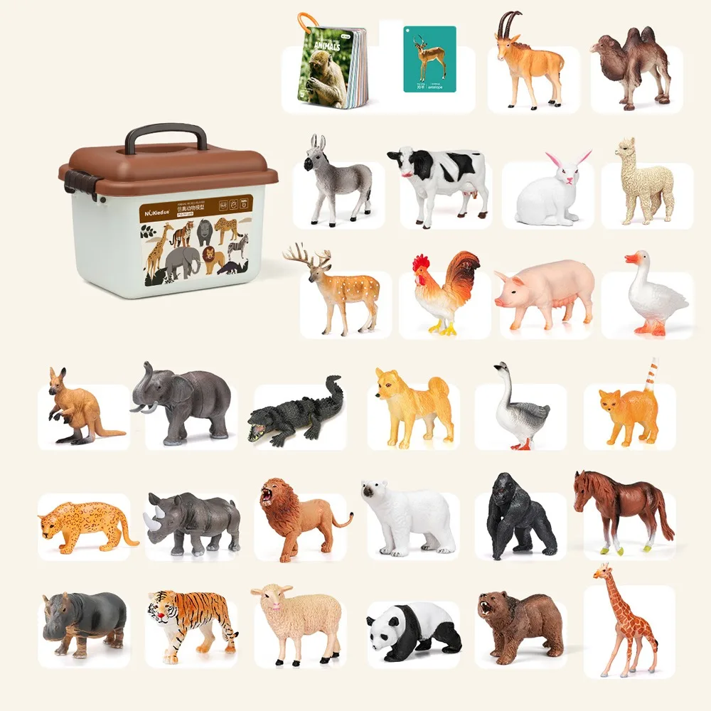 

Имитация сельскохозяйственных животных, модель игрушки, птица, реалистичные фигурки животных, научные мини-реалистичные фигурки животных, украшение для рабочего стола