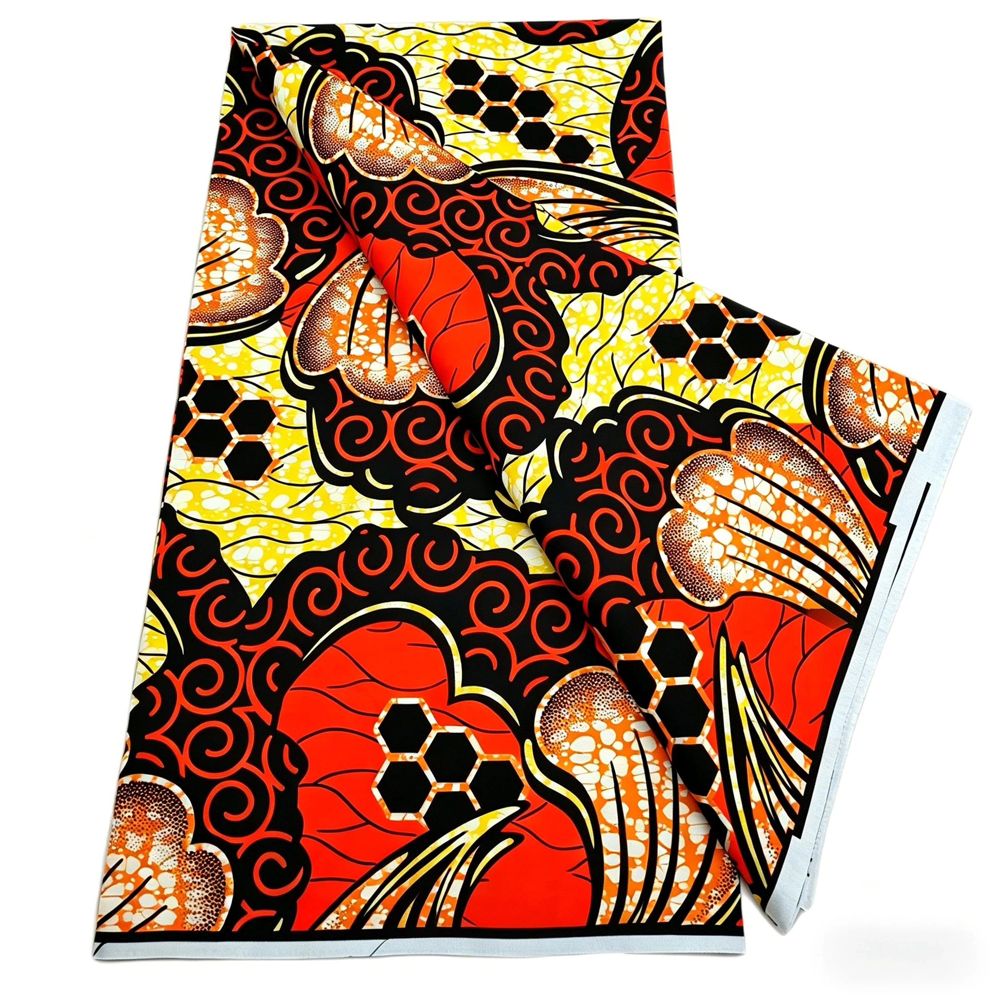 100-保証付きコットンラップ腰布6ヤード本物のワックス生地ソフトな本物のオランダ産ホランダ風オリジナルパニュアフリカのウェディングドレス