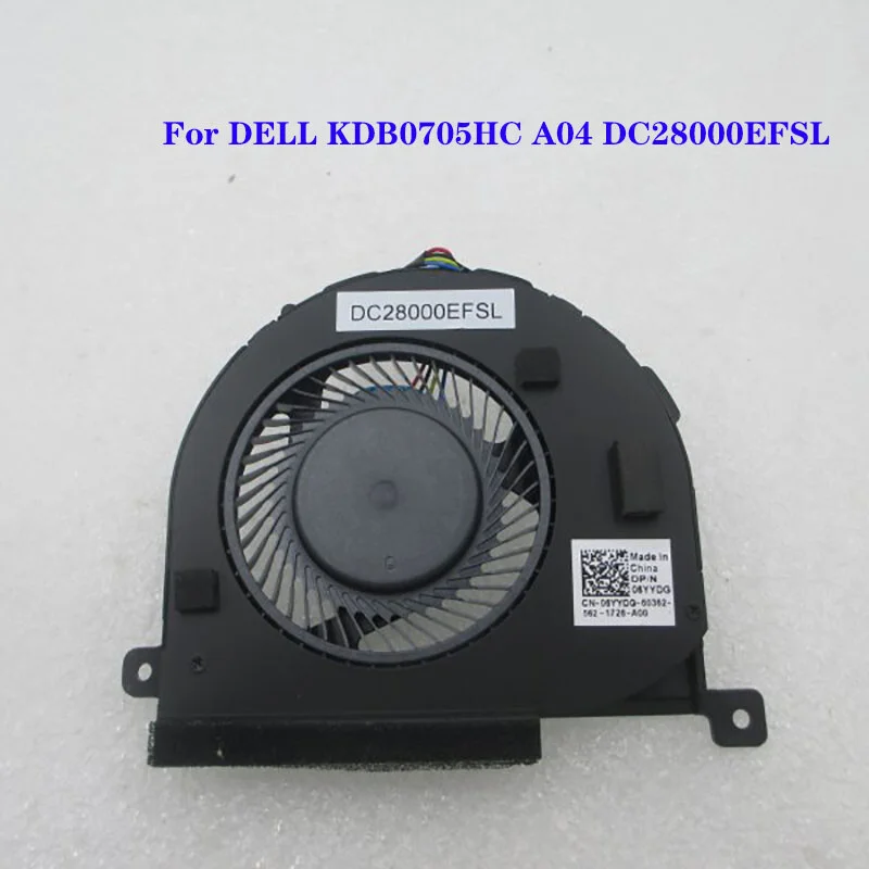 For DELL KDB0705HC A04 DC28000EFSL Cooling Fan 6YYDG 06YYDG