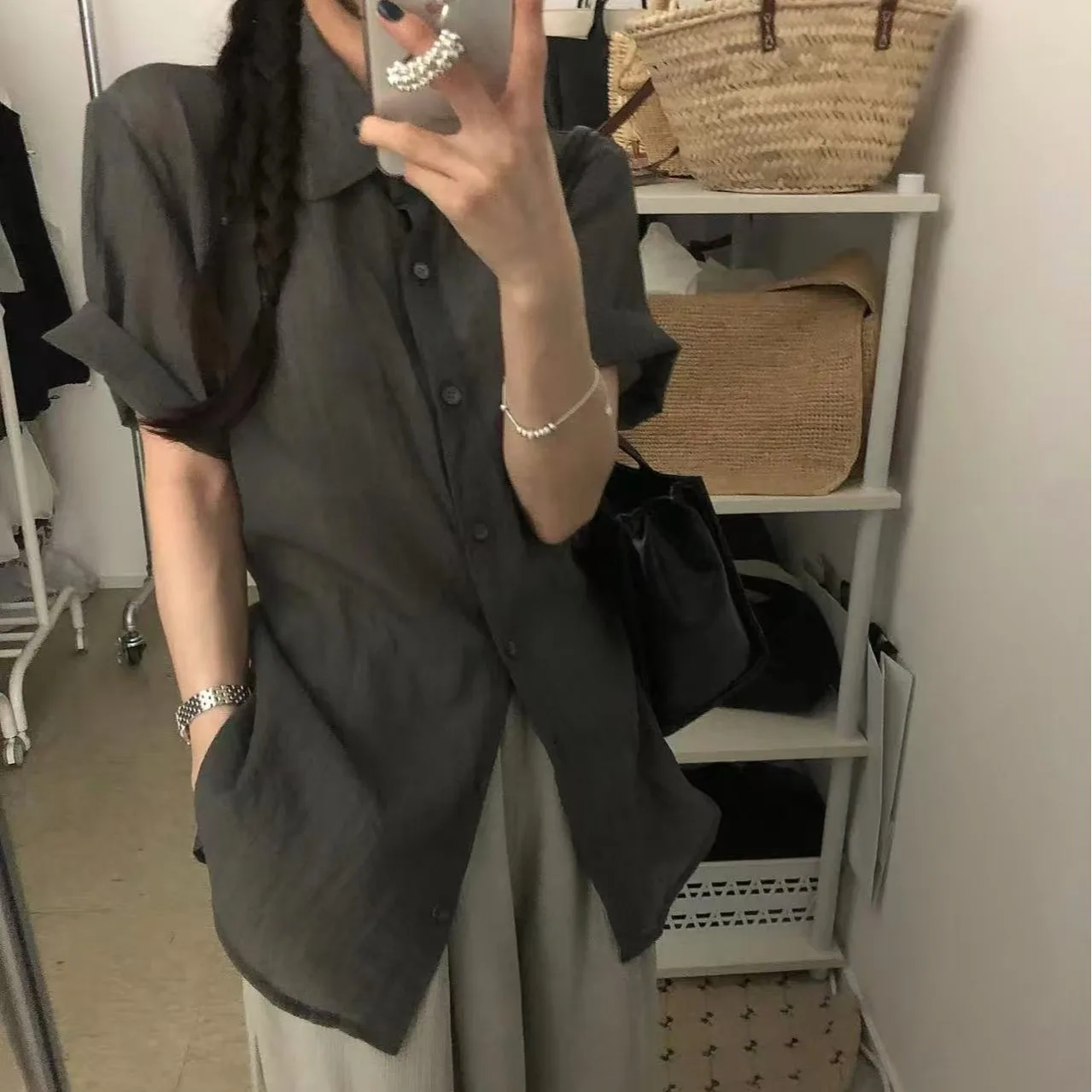 ฤดูร้อน Simple Ba สายกระชับสัดส่วน Earlet Ruffle ชุดผ้าม่านผู้หญิง irt เส้นใยโพลีเอสเตอร์ ort Sve บาง Sle ทน t...