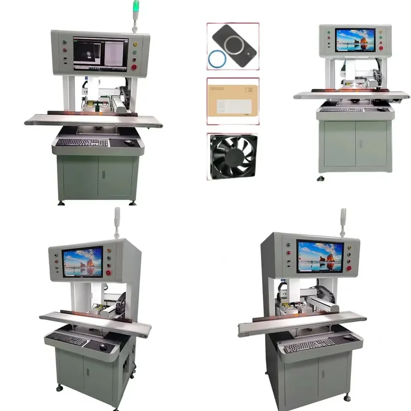 Automatic High Accuracy CCD Vision Inspection Positioning Flat Labeling Machine Use for USB Flash Drive Electronic Component