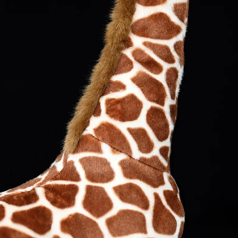 33 centimetri Vita Reale Giraffa Giocattoli di Peluche Simpatiche Bambole di Animali di Peluche Morbida Simulazione Giraffa Bambola Regalo Di Compleanno Giocattolo Per Bambini Arredamento Camera Da Letto