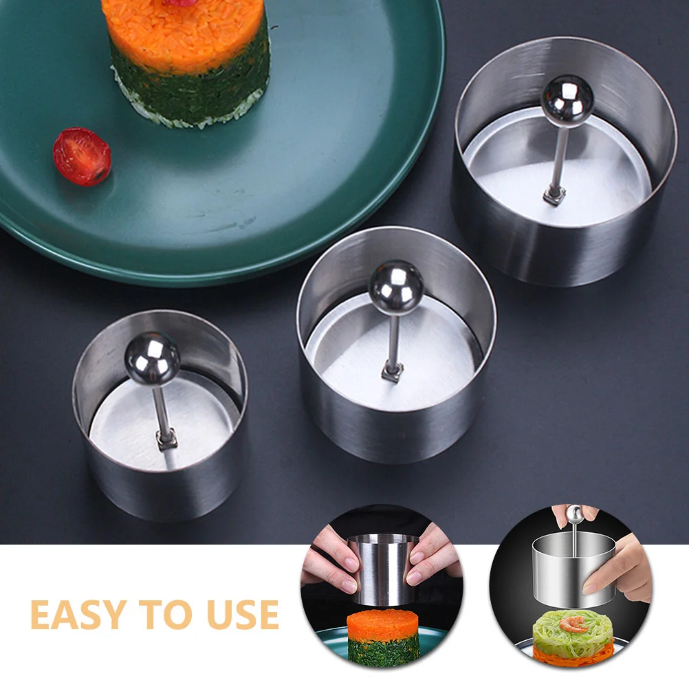 Mold Onigiri Baking Mold/cake Rice Ball Sushi 304 Stainless Steel Round Shaped Kimbap Making