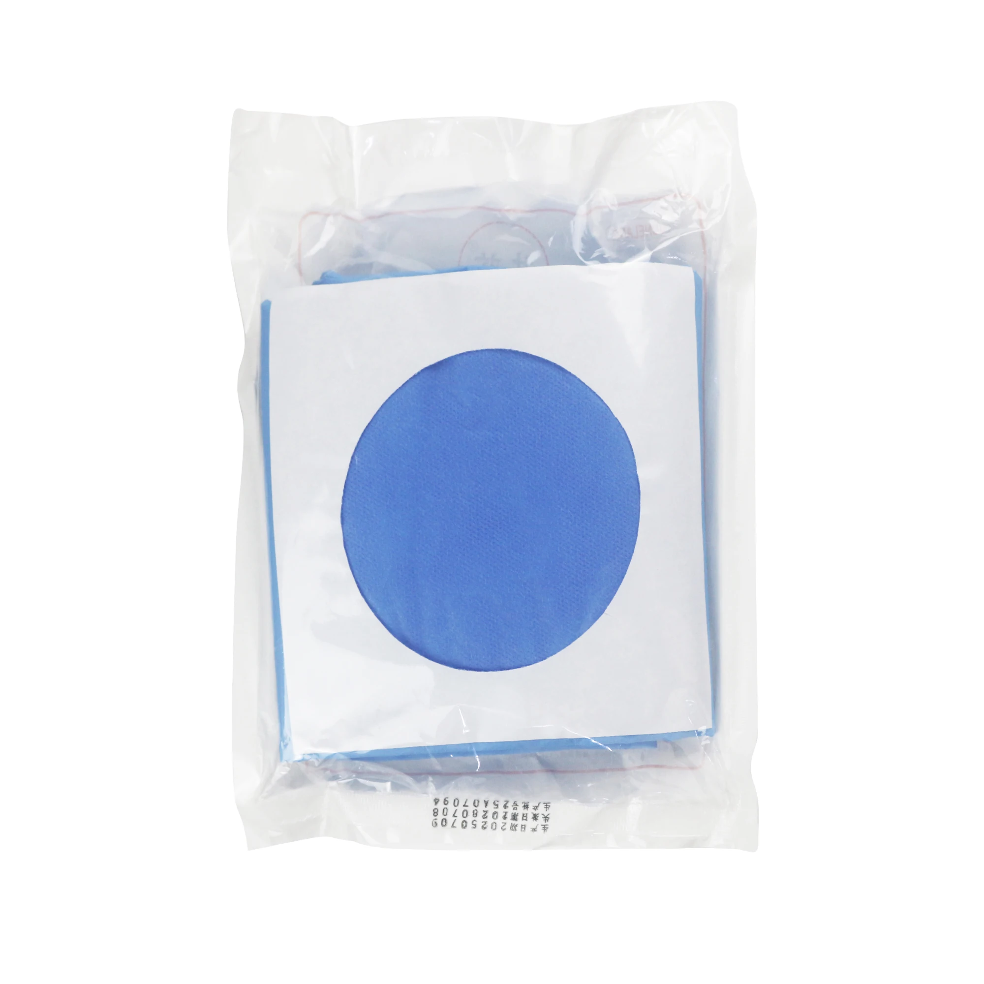Disposable Surgical Drape Dental Aperture Drape With Adhesive Patch 100*150cm Hole Dia 10cm Dental Hole Drape