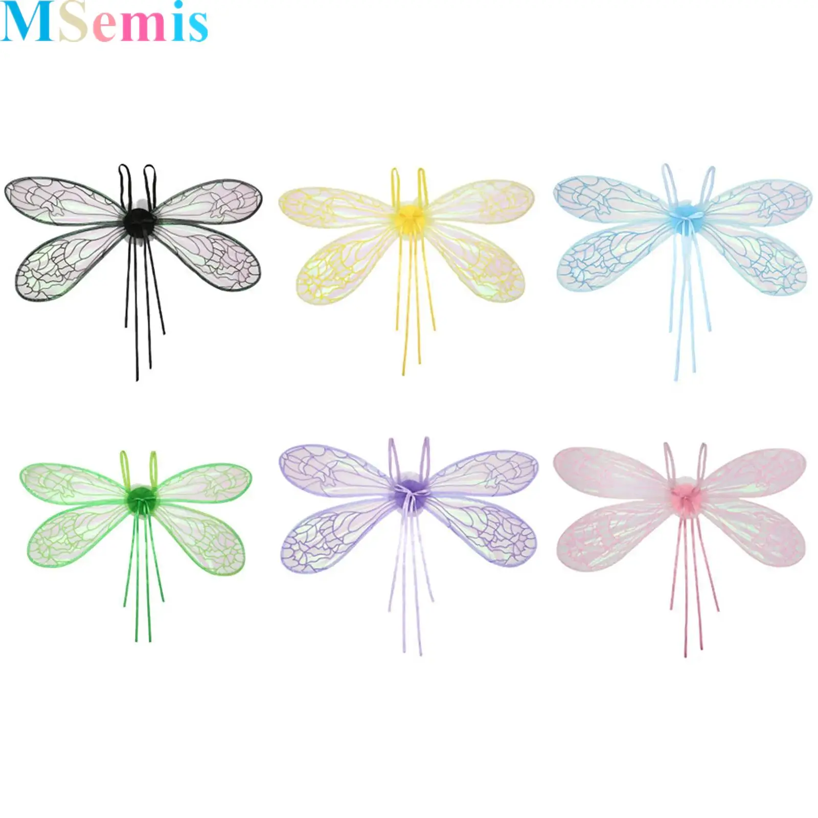 

LED Light Wings Fairy Dragonfly Wing Halloween Masquerade Party Costumes Dress Up Accessories Props