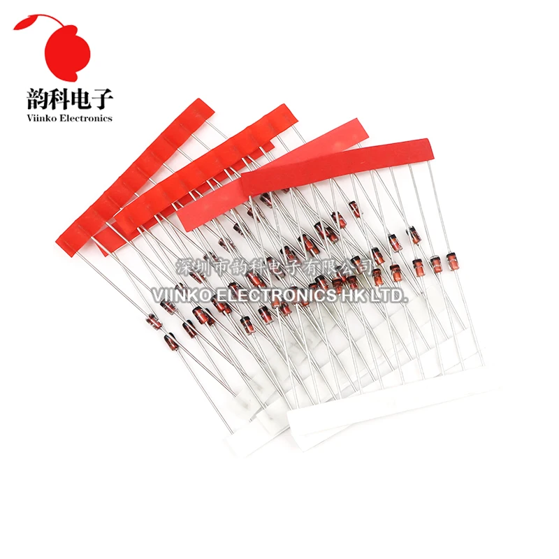 250pcs  1W Zener Diode Assorted Kit DO-41 3V-33V 25Values Each 10pcs DIY Sample Assortment Set New