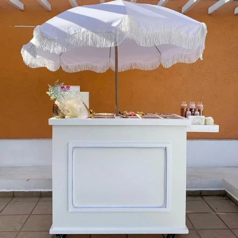 Metal candy car food and deli carts with custom logos and carton packaging