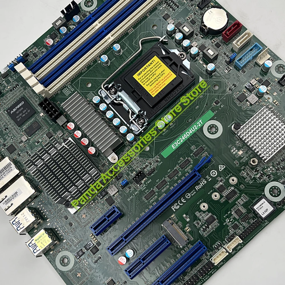 

E3C246D4U2-2T Workstation Motherboard with Dual X550 10GbE Support E-2200 Network Card