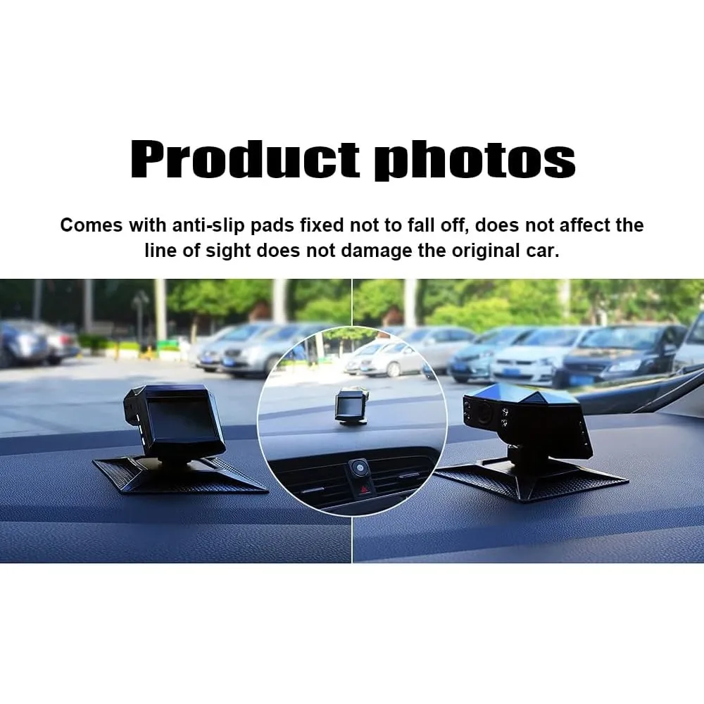 كاميرا داش للسيارات 1080P 170 °   كاميرا لوحة القيادة 2 في 1 بزاوية واسعة وموزعات للعلاج العطري، وكاميرا سيارة WDR مع V ليلي