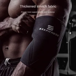 7mm Elbow Pads Support Arm Sleeves Powerlifting Compression Elbow Protector Gym Fitness Weightlifting Bench Press Crossfit WOD