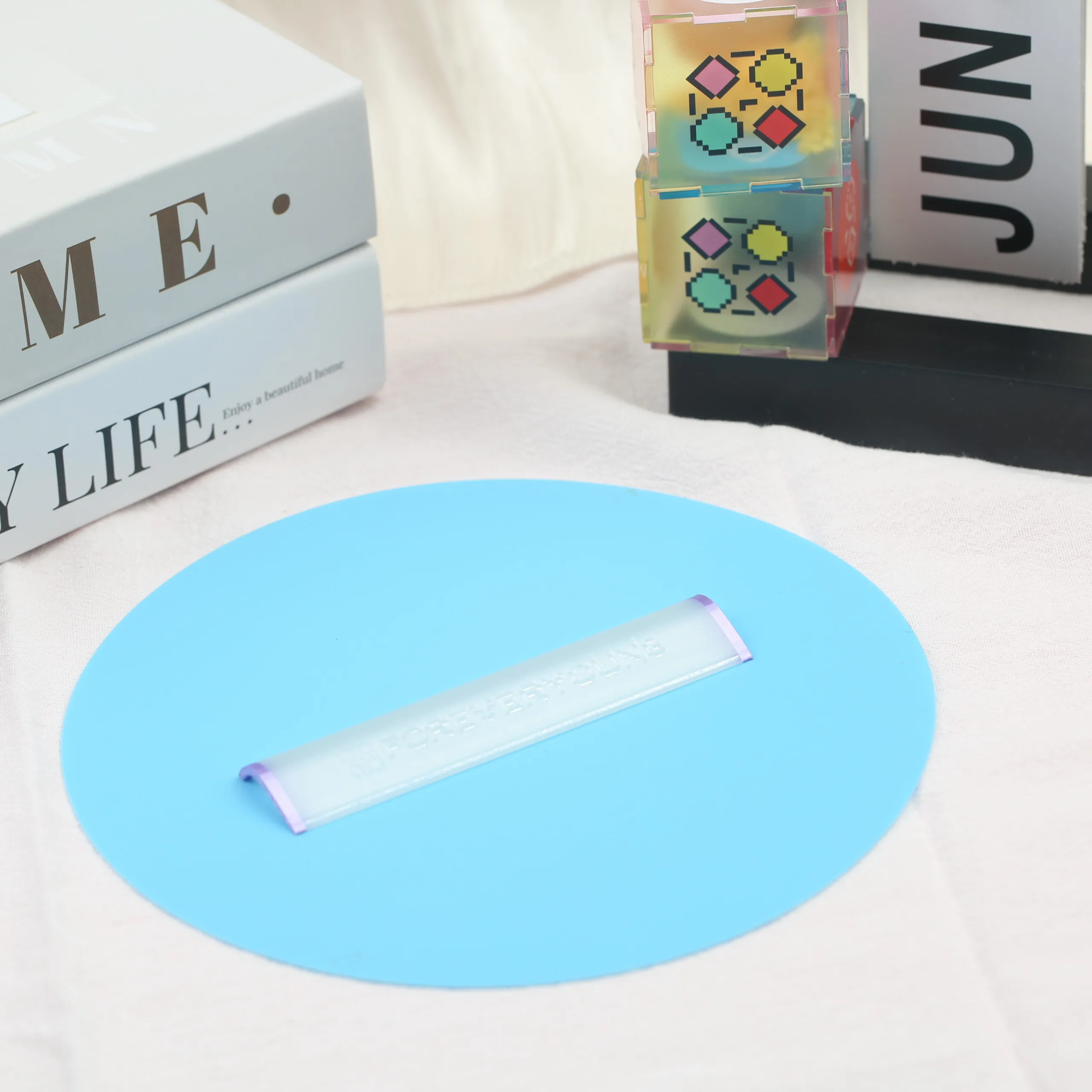 Forever Young Diamond Painting Ruler - 3D Printed Diamond Painting Tool for Neat Diamond Application view 5