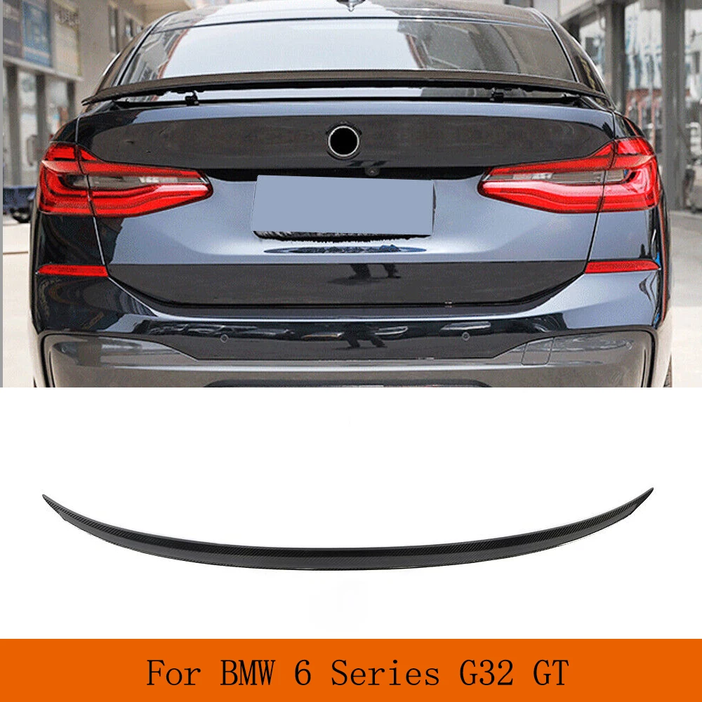 

Carbon Fiber Car Rear Trunk Racing Spoiler Boot Lip Wing For BMW 6 Series G32 GT 640i 2017-2022 Rear Boot Lid Spoiler Wing Lip