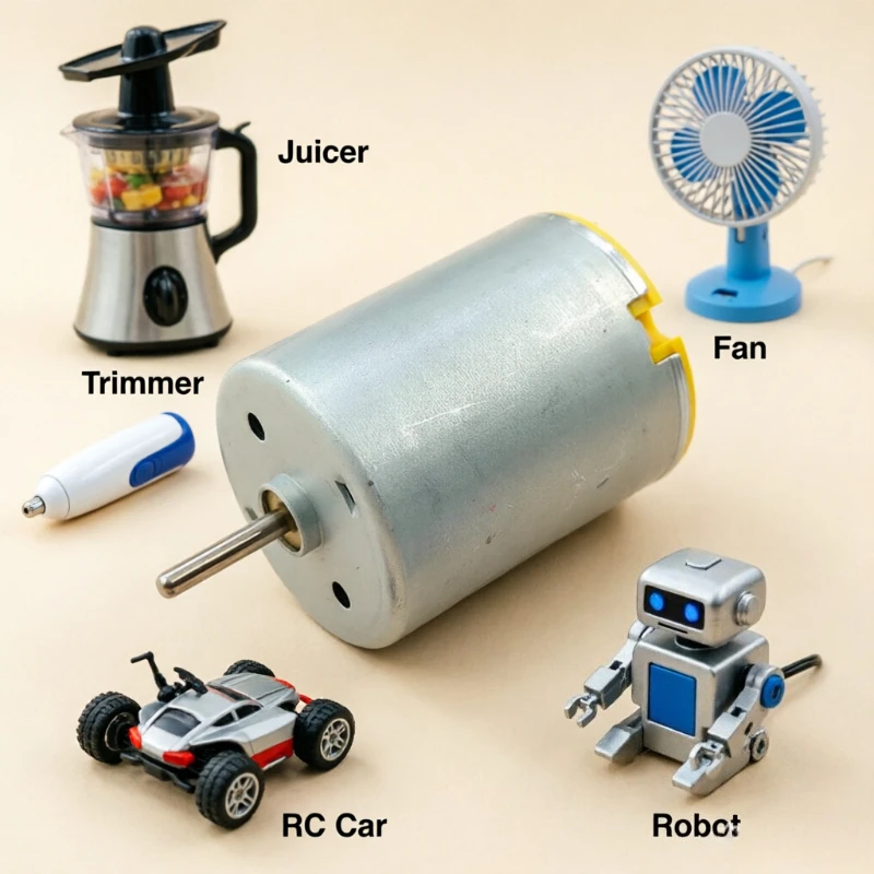 

Micro 280 Motor RP280-EN/20120 DC 6V- 12V 15000RPM Round Spindle Motor High Speed for DIY Hobby Toy Car Boat Fan